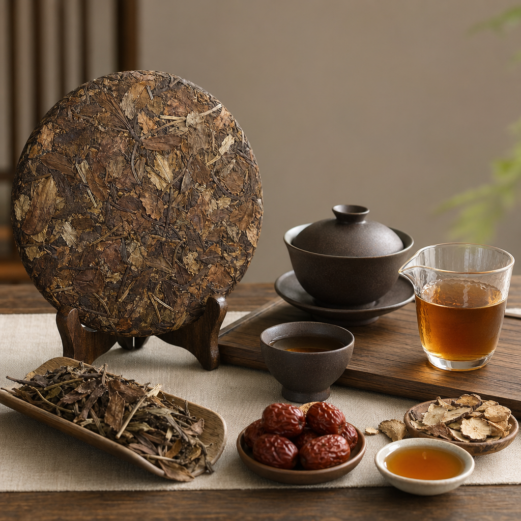 Aged Shou Mei (2018 Cake) brewing service image