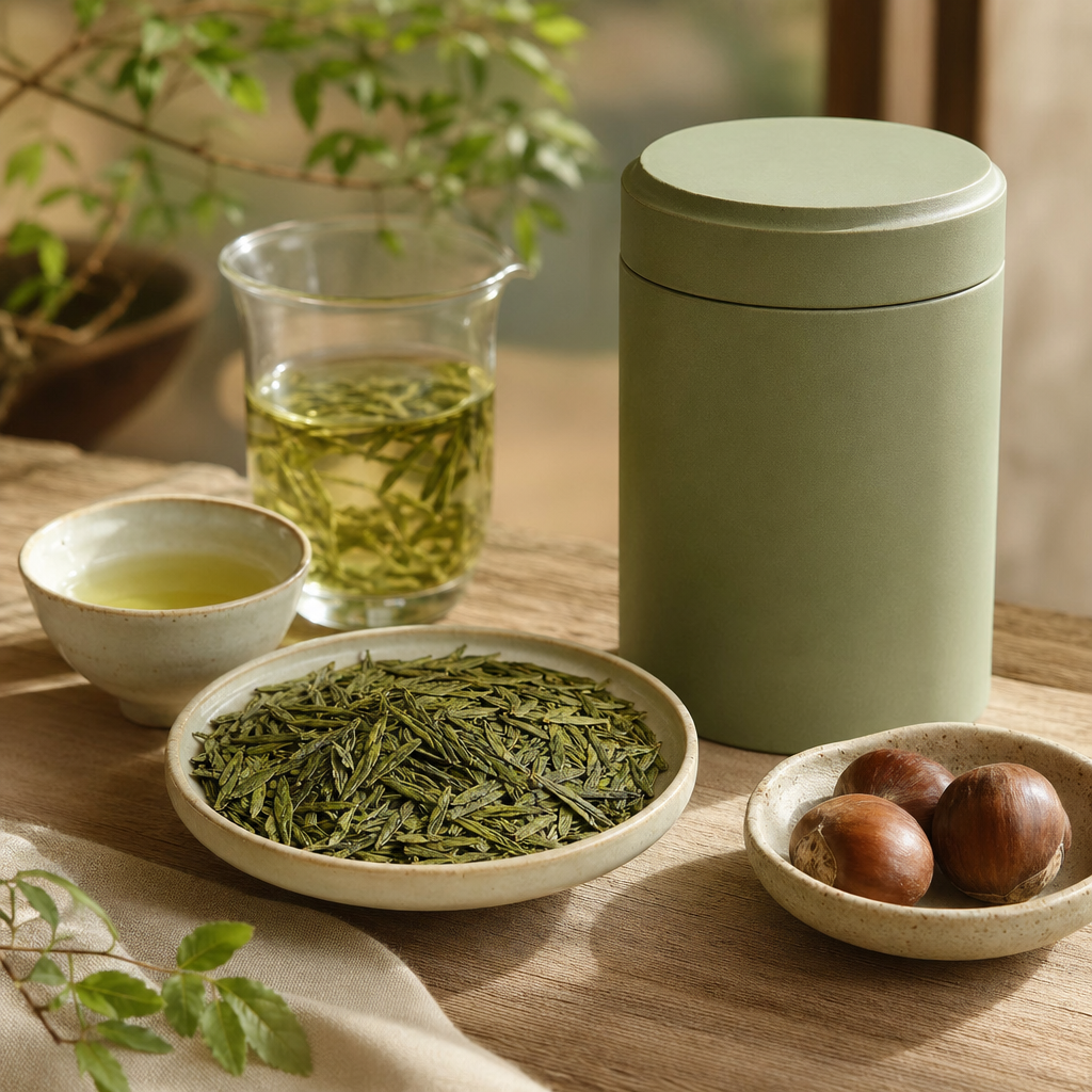 Dragon Well packaging lifestyle image