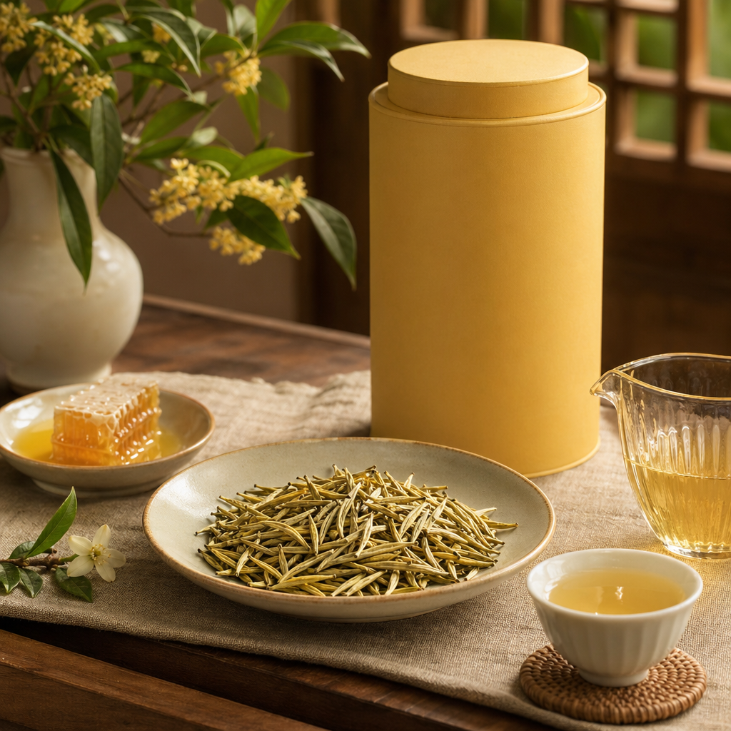Junshan Yinzhen packaging lifestyle image