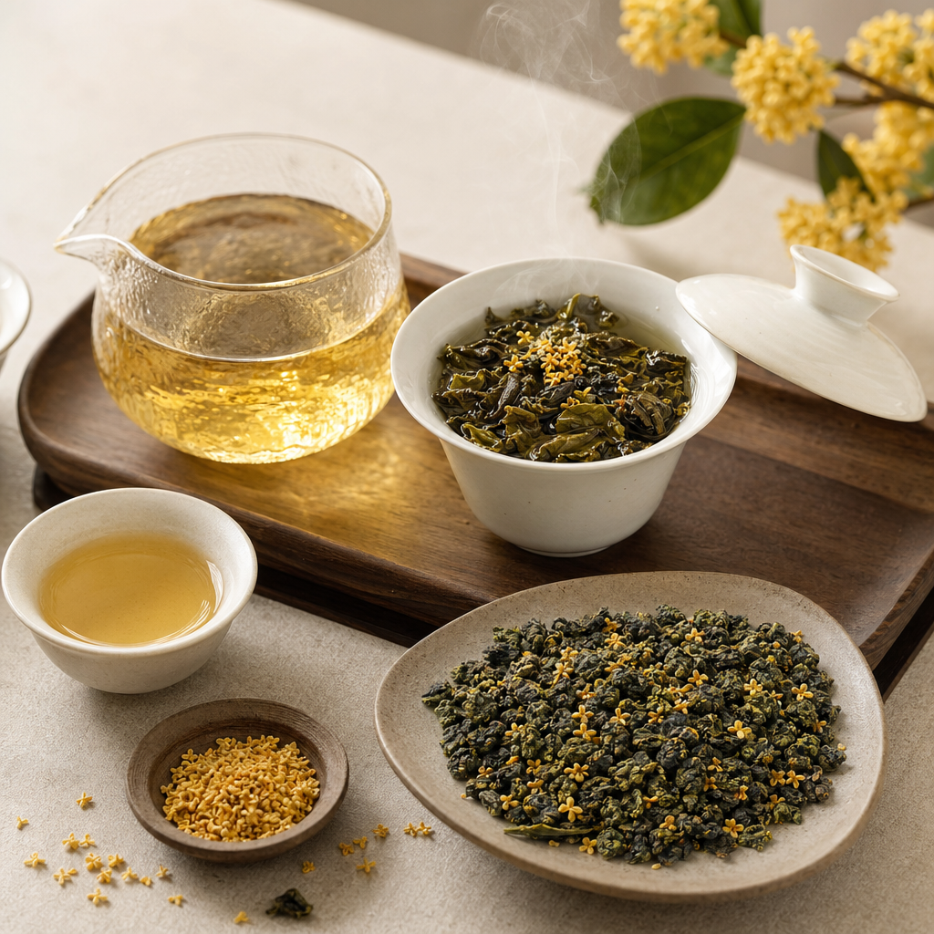 Osmanthus Oolong brewing service image